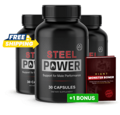 Steel Power 3 Bottles